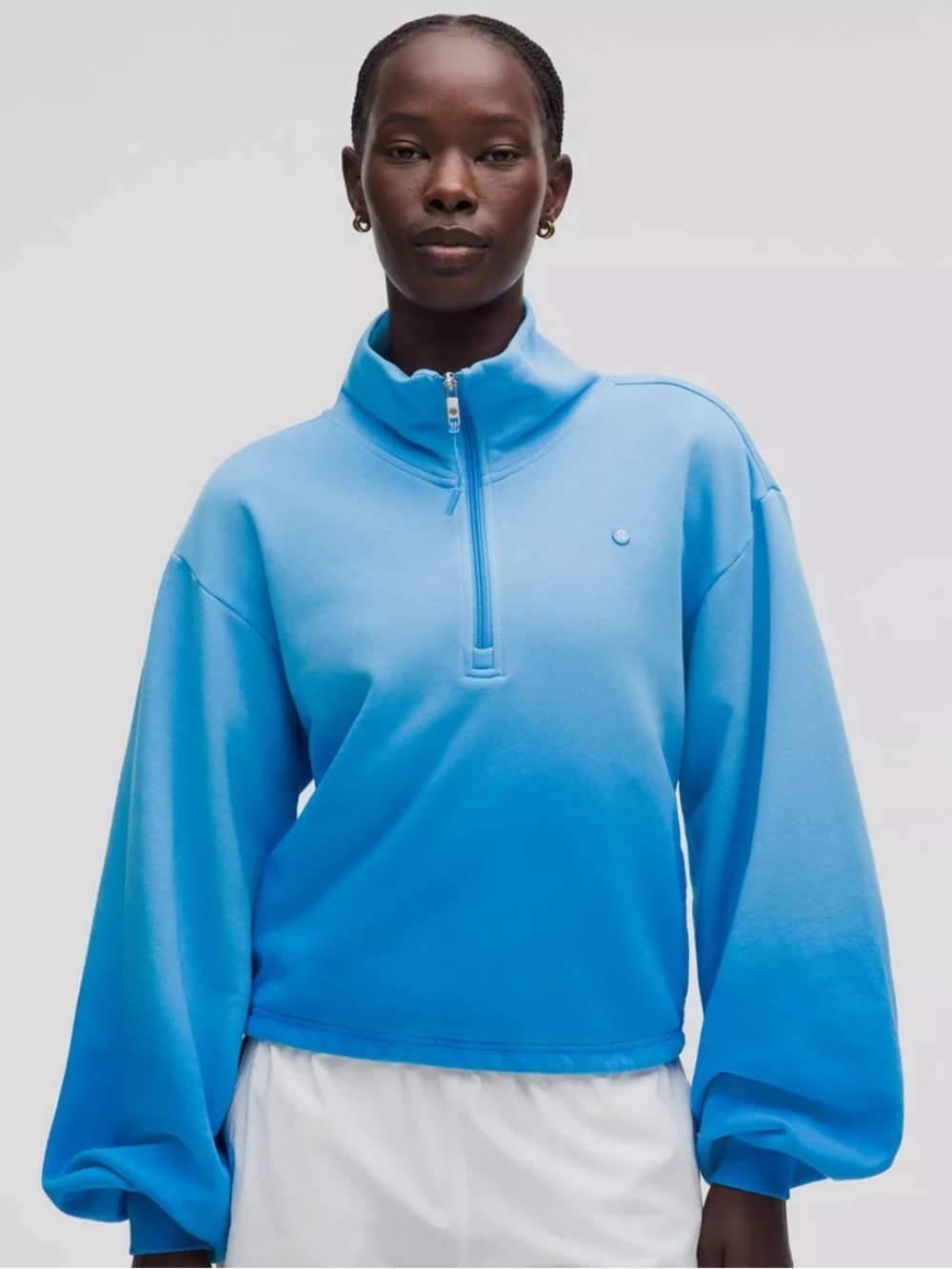 Lululemon Cotton Terry Tennis Half Zip